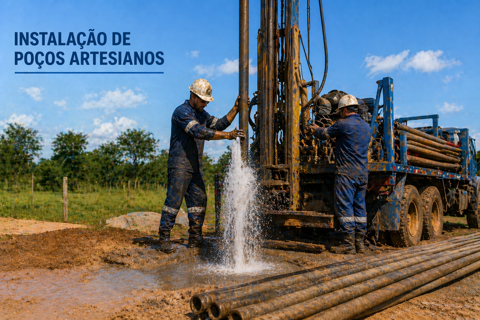 Instalação de Poços Artesianos